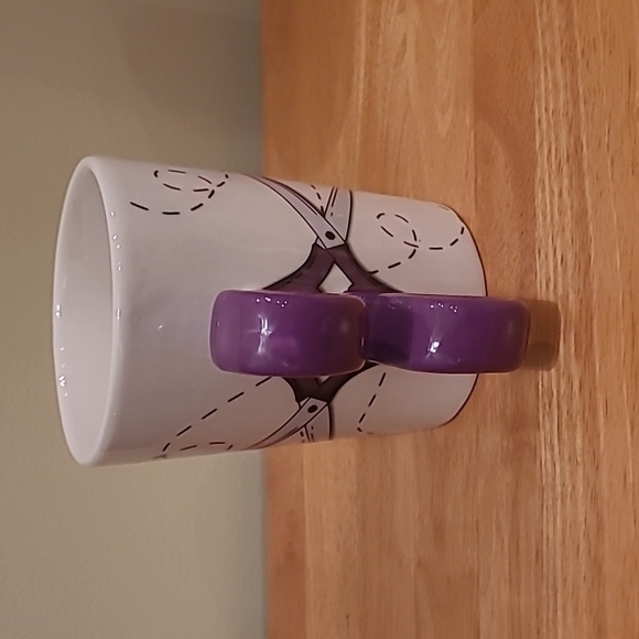 SCISSOR HANDLE DESIGN Ceramic Novelty Mugs, Set of 2 - Picture 5 of 16